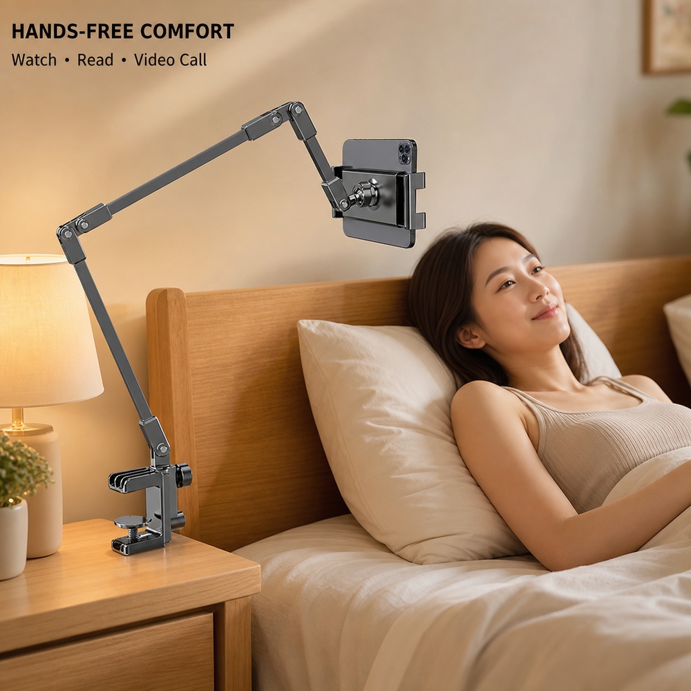 Verstellbarer Bett-Handyhalter – Tablet Stand Accessories Bewertung und Preis