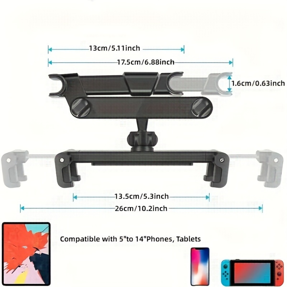 Universelle Auto-Kopfstützen-T – Tablet Car Mount Bewertung und Preis