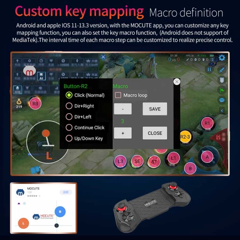 Handy Gamepad Joystick Für iPh – Android Tablet Gaming Accessories Bewertung und Preis