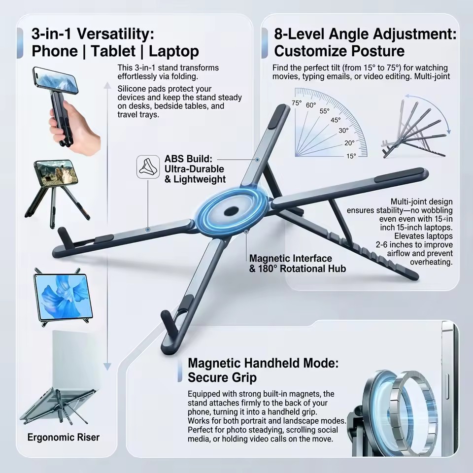 Tragbarer Magnetischer Handyha – Tablet Stand Accessories Bewertung und Preis