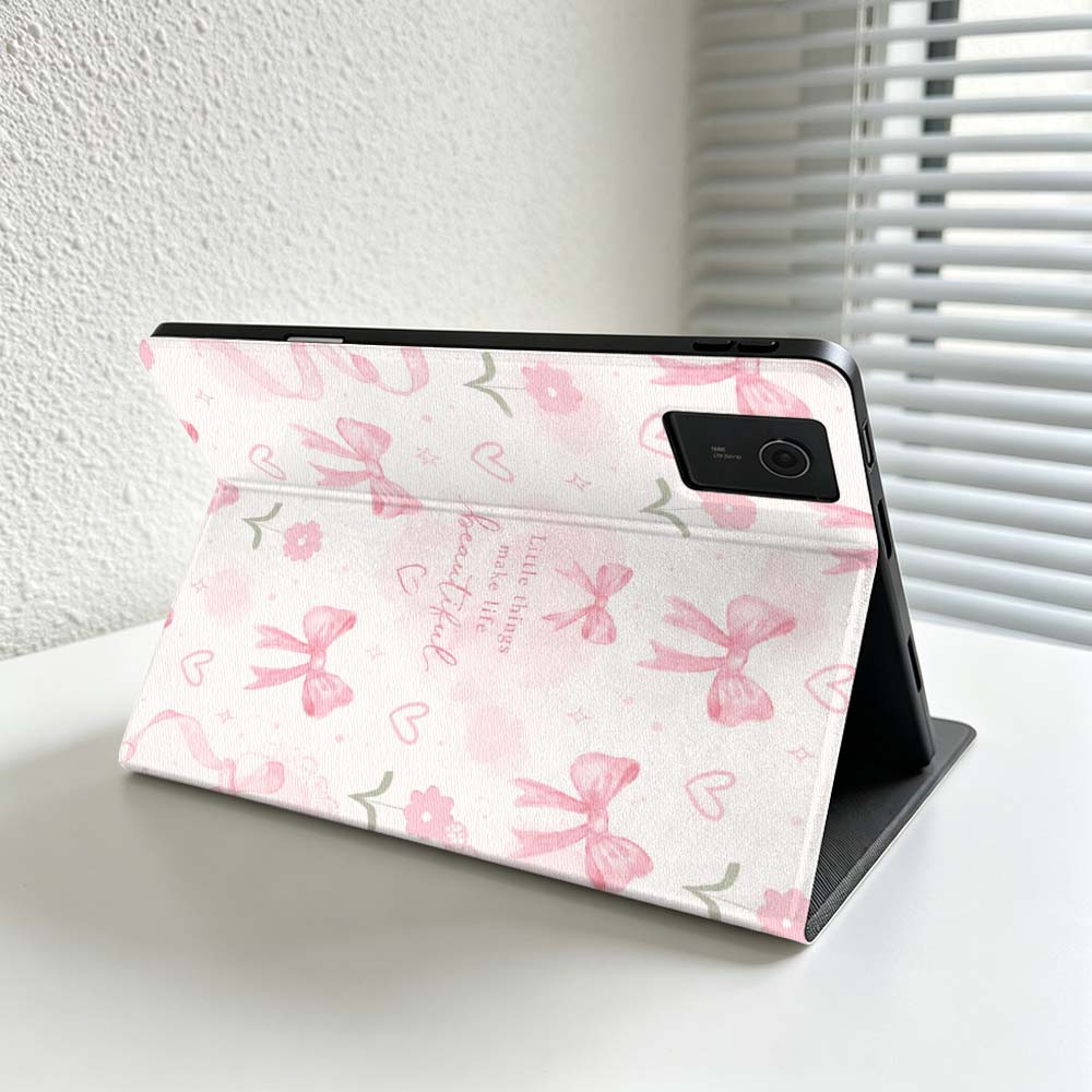 Minimalistisches rosa Schleife – Lenovo Tablet M10 Accessories Bewertung und Preis